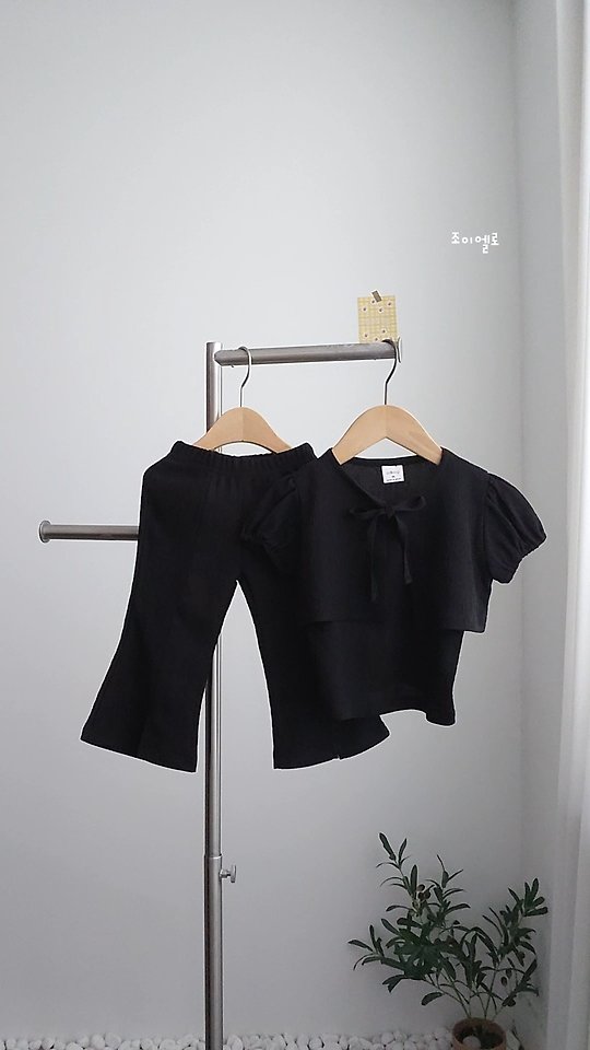 Joy ello - Korean Children Fashion - #prettylittlegirls - Bootcut Set (set of 3) - 4