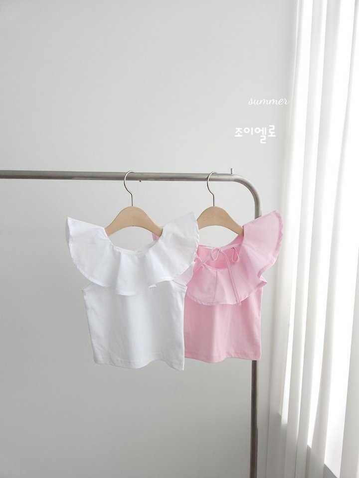 Joy ello - Korean Children Fashion - #childrensboutique - Flared Sleeveless Top - 2