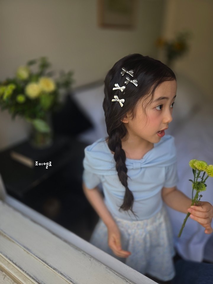 Joy ello - Korean Children Fashion - #designkidswear - Silver Hair Clip Set - 6