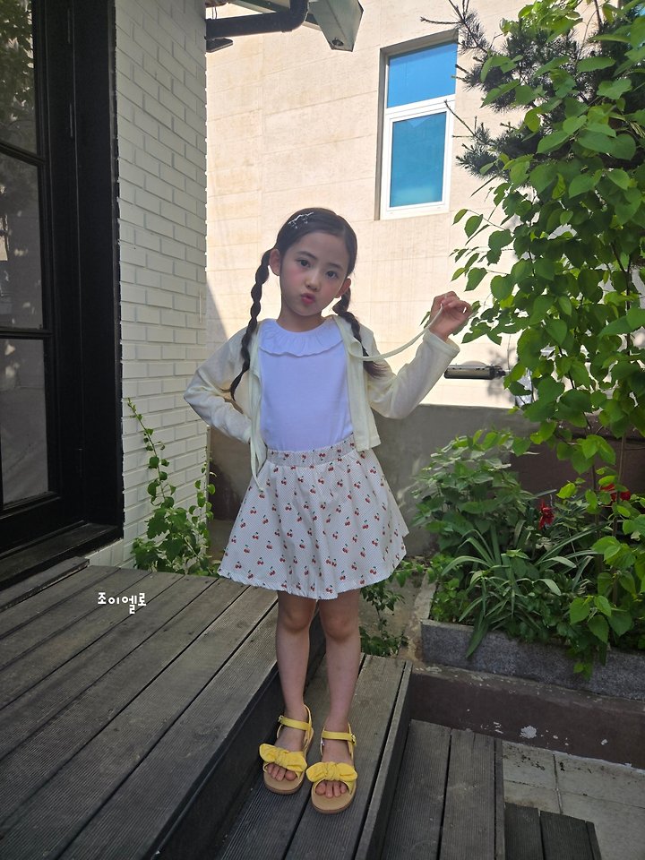 Joy ello - Korean Children Fashion - #fashionkids - Cherry Leggings Skirt - 6