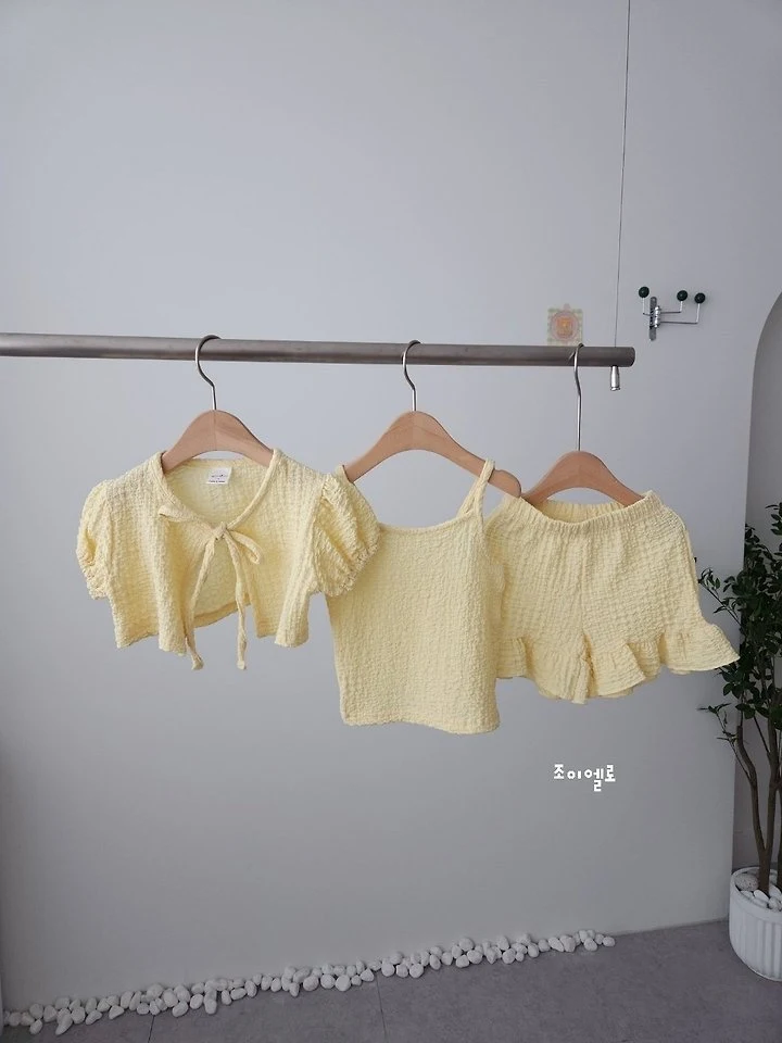 Joy ello - Korean Children Fashion - #fashionkids - Embossed Set (set of 3) - 3