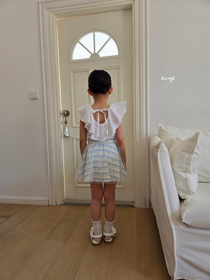 Joy ello - Korean Children Fashion - #fashionkids - Flared Sleeveless Top - 5