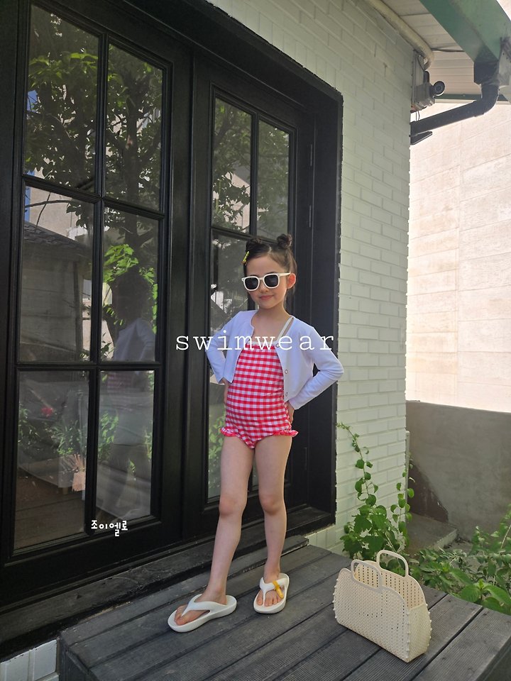 Joy ello - Korean Children Fashion - #discoveringself - Cardigan Swimsuit - 4