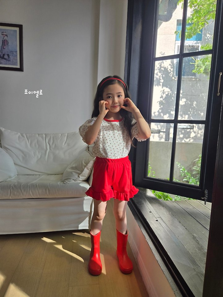 Joy ello - Korean Children Fashion - #kidsshorts - Mini Cherry Set - 9