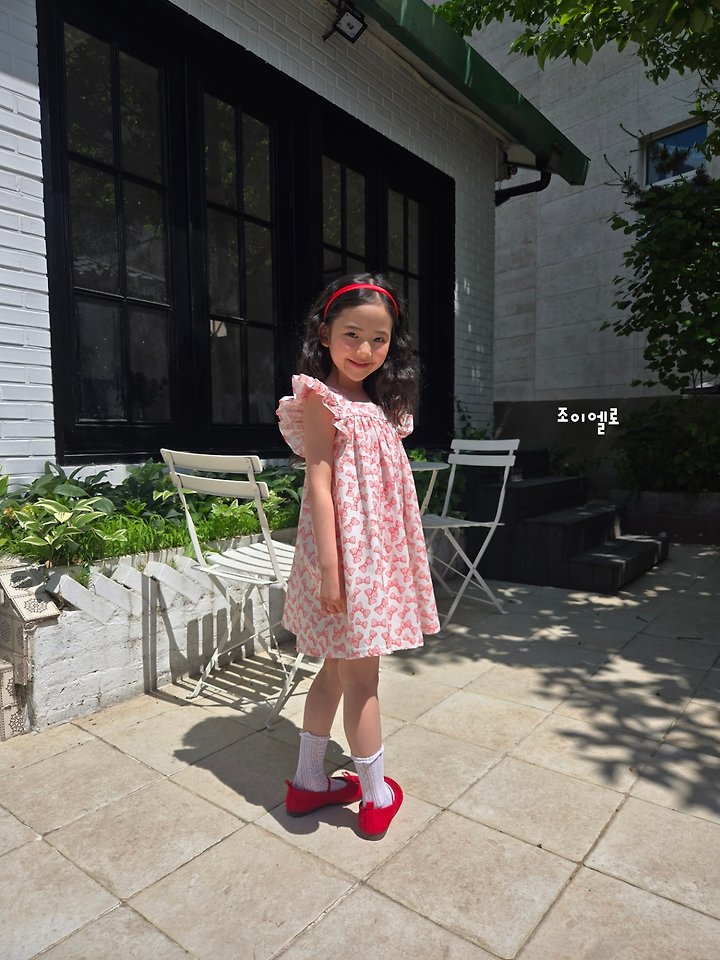 Joy ello - Korean Children Fashion - #kidsshorts - Ribbon Butterfly One-piece - 5