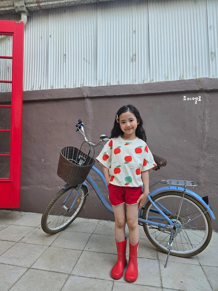 Joy ello - Korean Children Fashion - #kidsstore - Apple Set - 2