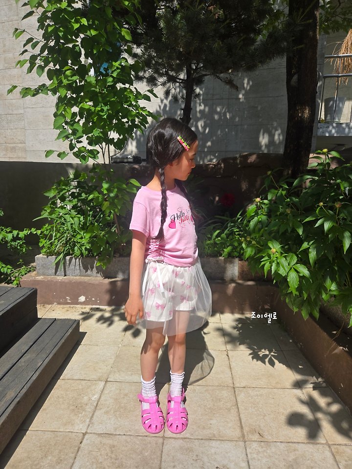 Joy ello - Korean Children Fashion - #kidsstore - Ribbon Sha Pants - 5