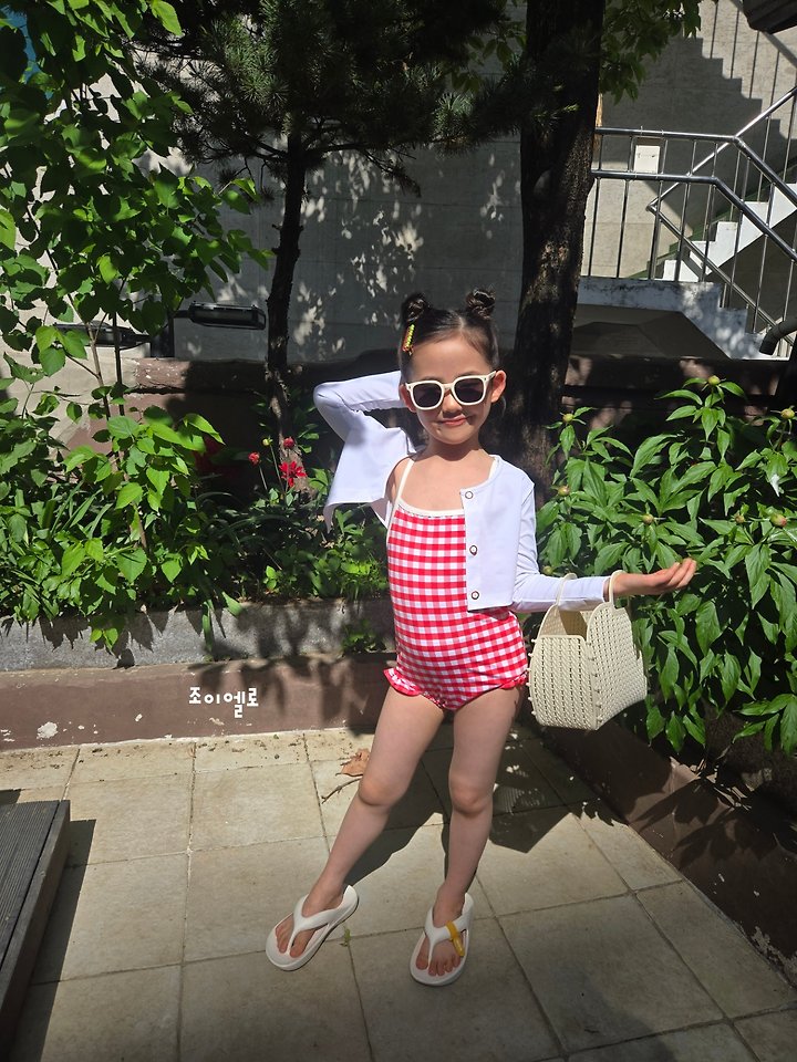 Joy ello - Korean Children Fashion - #kidsstore - Cardigan Swimsuit - 6