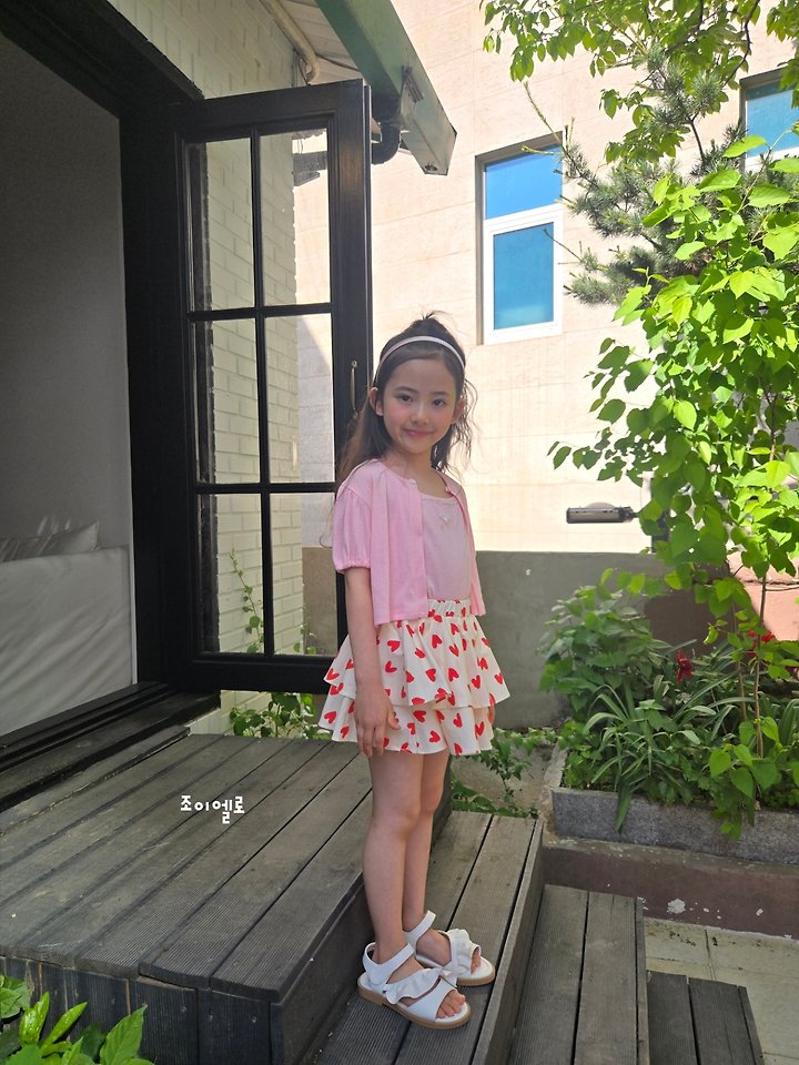 Joy ello - Korean Children Fashion - #kidzfashiontrend - Heart Cancan Leggings Skirt - 6