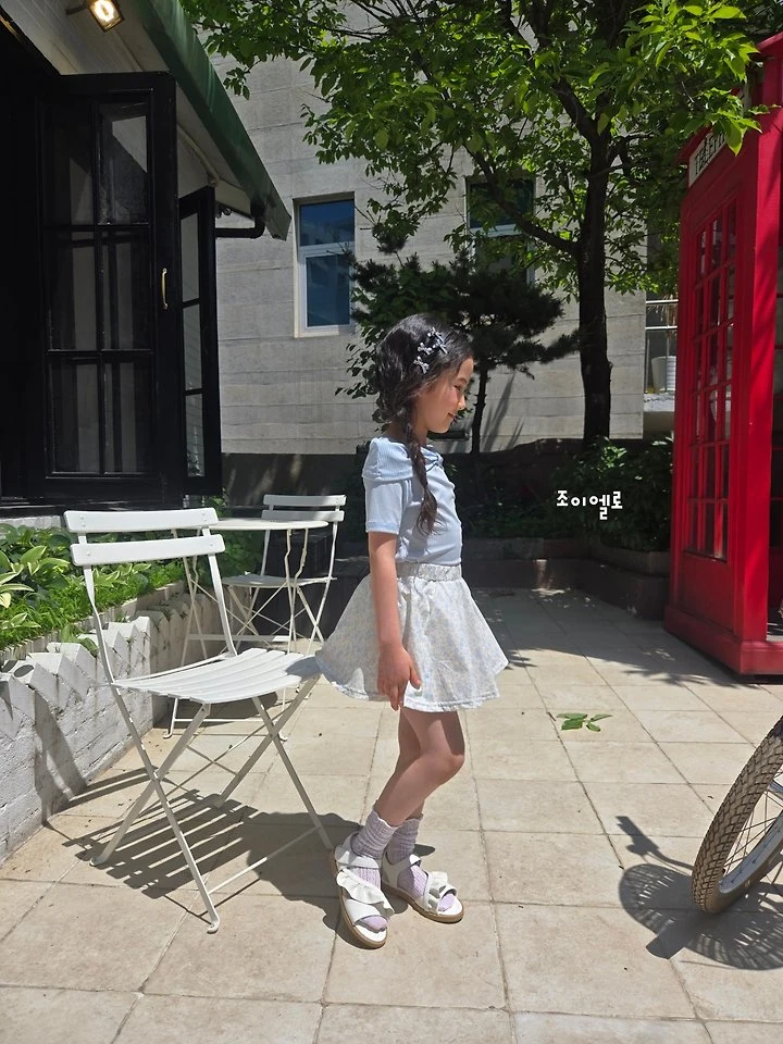 Joy ello - Korean Children Fashion - #kidsstore - Flower Leggings Skirt - 4