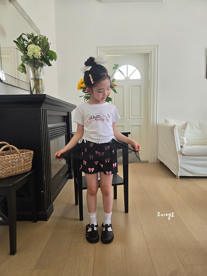 Joy ello - Korean Children Fashion - #littlefashionista - Ribbon Sha Pants - 8