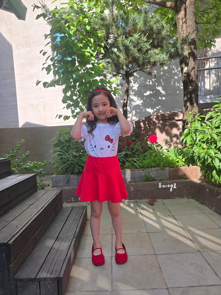 Joy ello - Korean Children Fashion - #littlefashionista - Kitty Leggings Set - 2