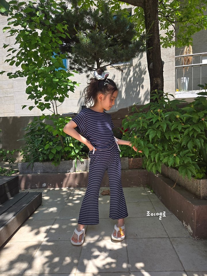 Joy ello - Korean Children Fashion - #magicofchildhood - Stripe String Set - 5
