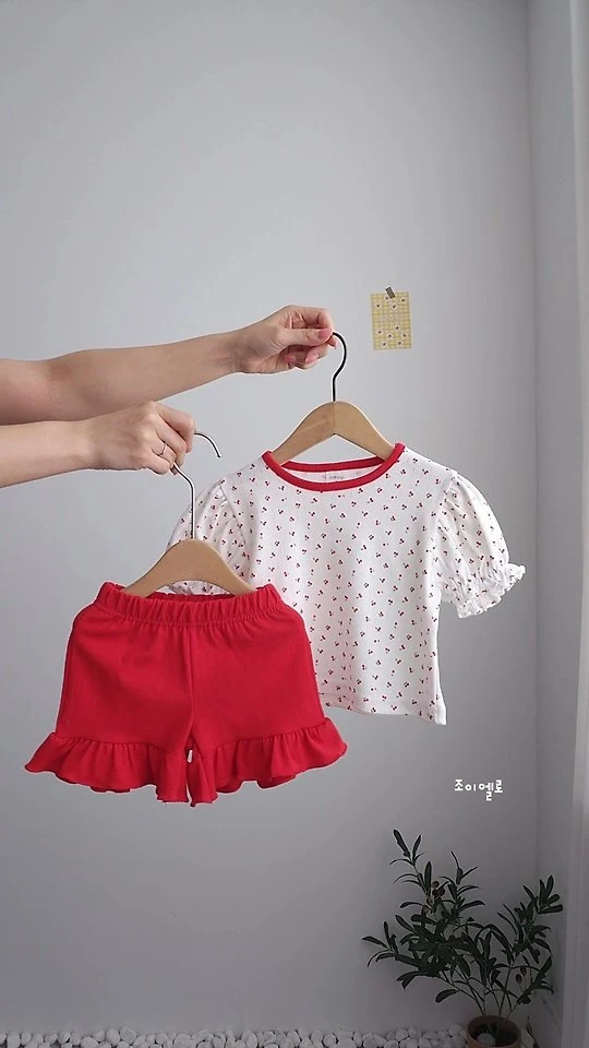 Joy ello - Korean Children Fashion - #minifashionista - Mini Cherry Set