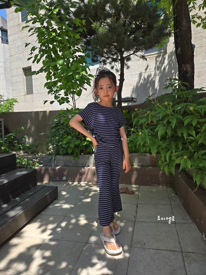 Joy ello - Korean Children Fashion - #minifashionista - Stripe String Set - 6
