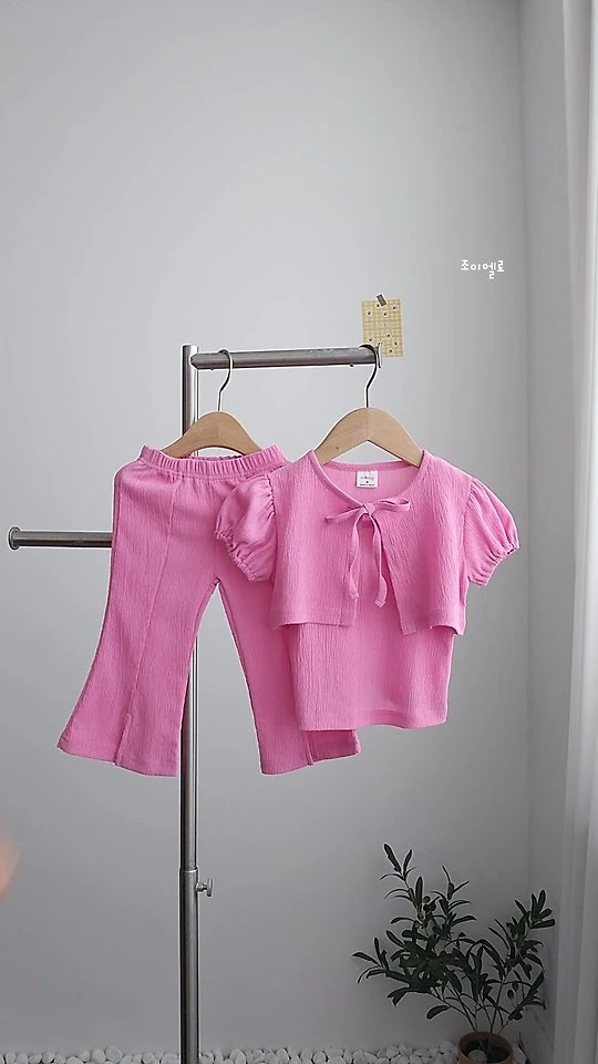 Joy ello - Korean Children Fashion - #prettylittlegirls - Bootcut Set (set of 3) - 3