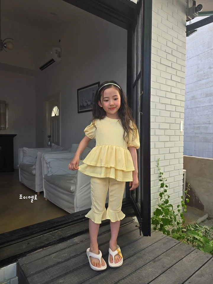 Joy ello - Korean Children Fashion - #todddlerfashion - Cancan Wave Set - 5