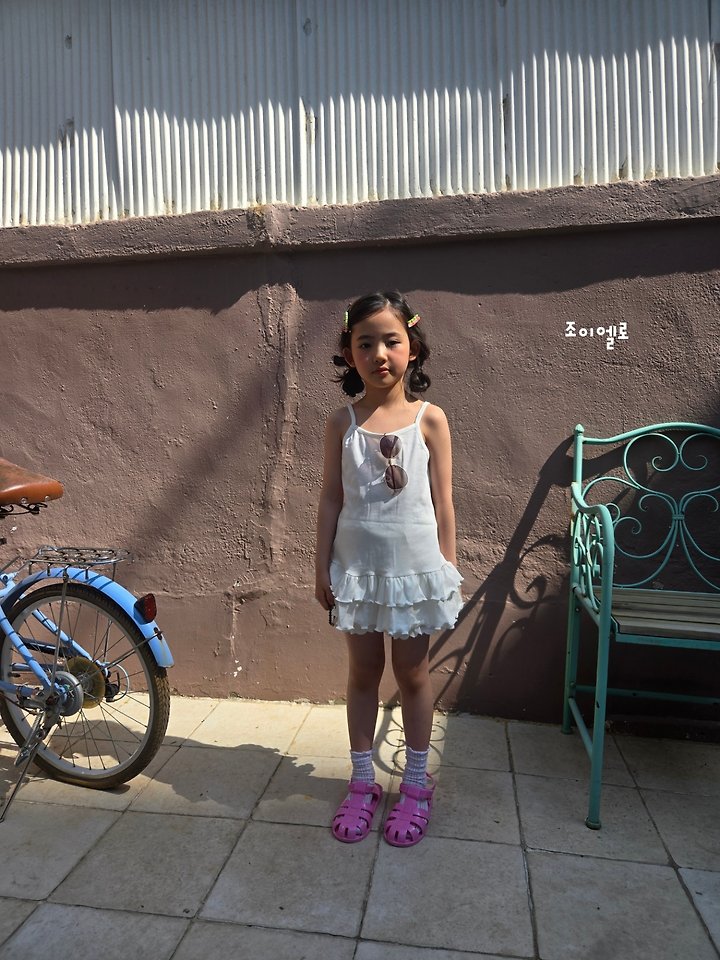Joy ello - Korean Children Fashion - #todddlerfashion - Cancan Sleeveless One-piece - 3