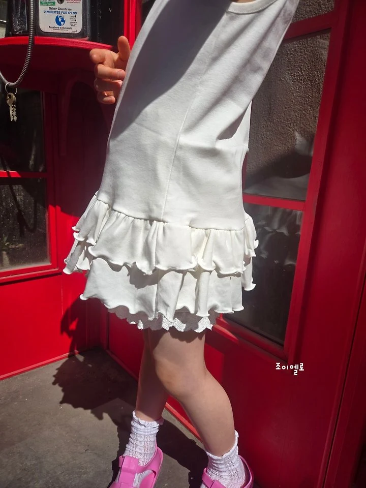 Joy ello - Korean Children Fashion - #todddlerfashion - Cancan Sleeveless One-piece - 4