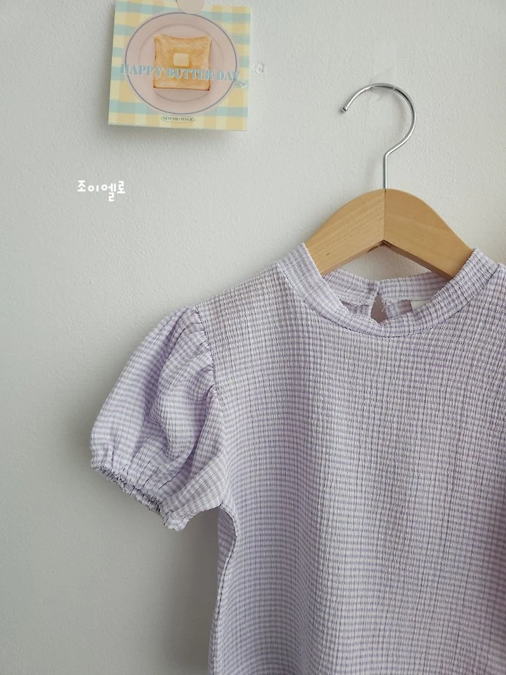Joy ello - Korean Children Fashion - #toddlerclothing - Check Frill Set - 3