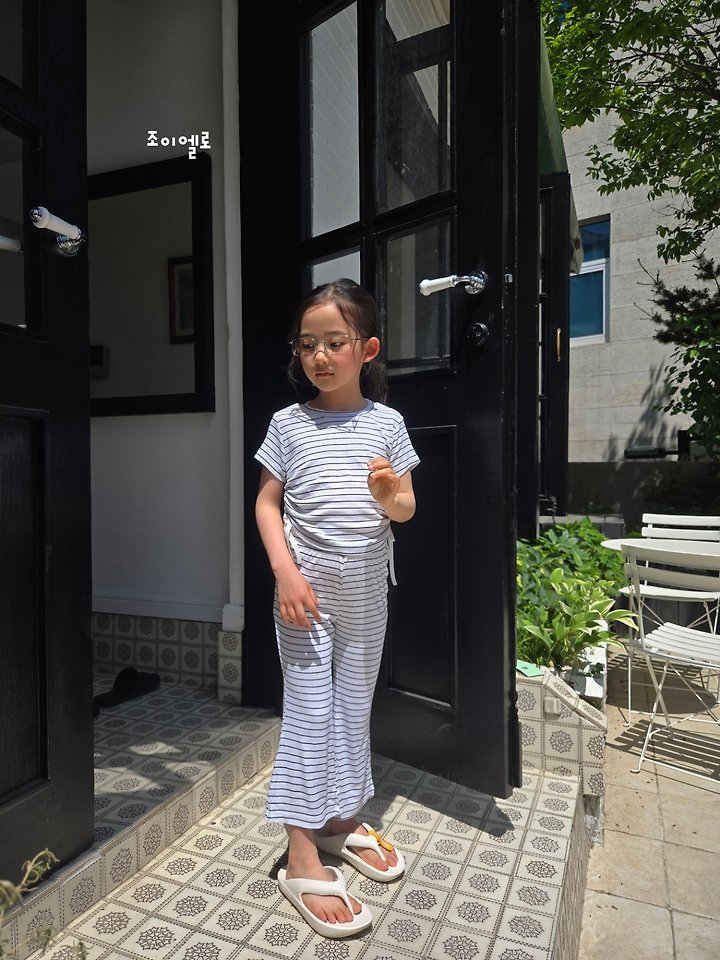 Joy ello - Korean Children Fashion - #toddlerclothing - Stripe String Set - 9