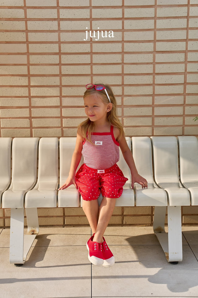 Jujua - Korean Baby Fashion - #babyboutique - Stripe Sleeveless Tee - 4