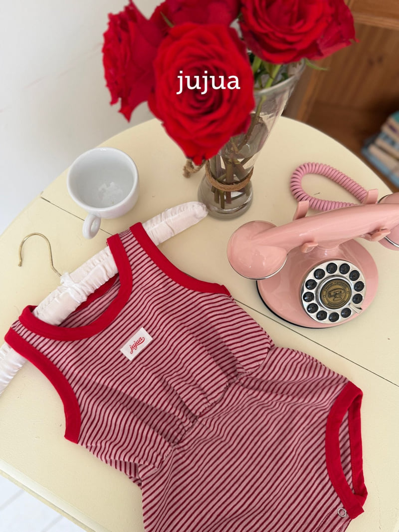 Jujua - Korean Baby Fashion - #babyfashion - Stripe Suit - 7