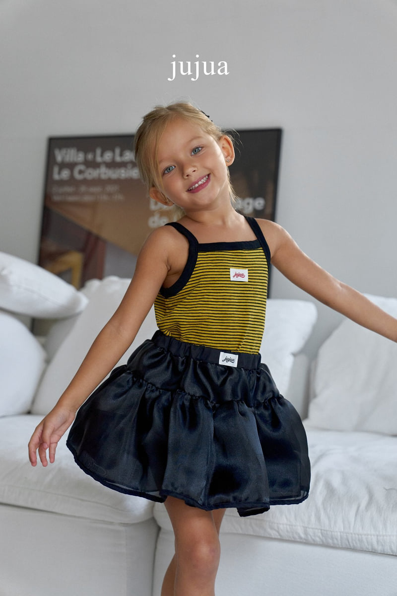 Jujua - Korean Baby Fashion - #babyfever - Stripe Sleeveless Tee - 7