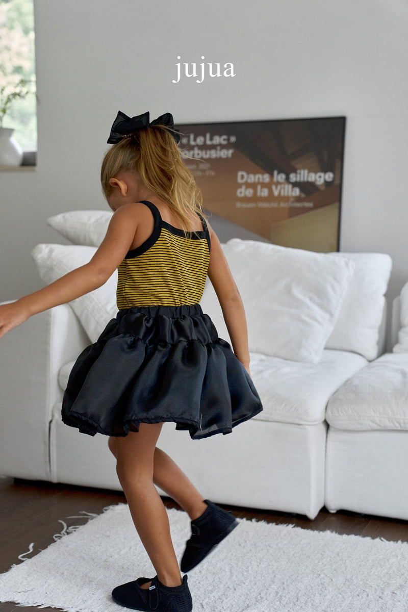 Jujua - Korean Baby Fashion - #babygirlfashion - Stripe Sleeveless Tee - 8