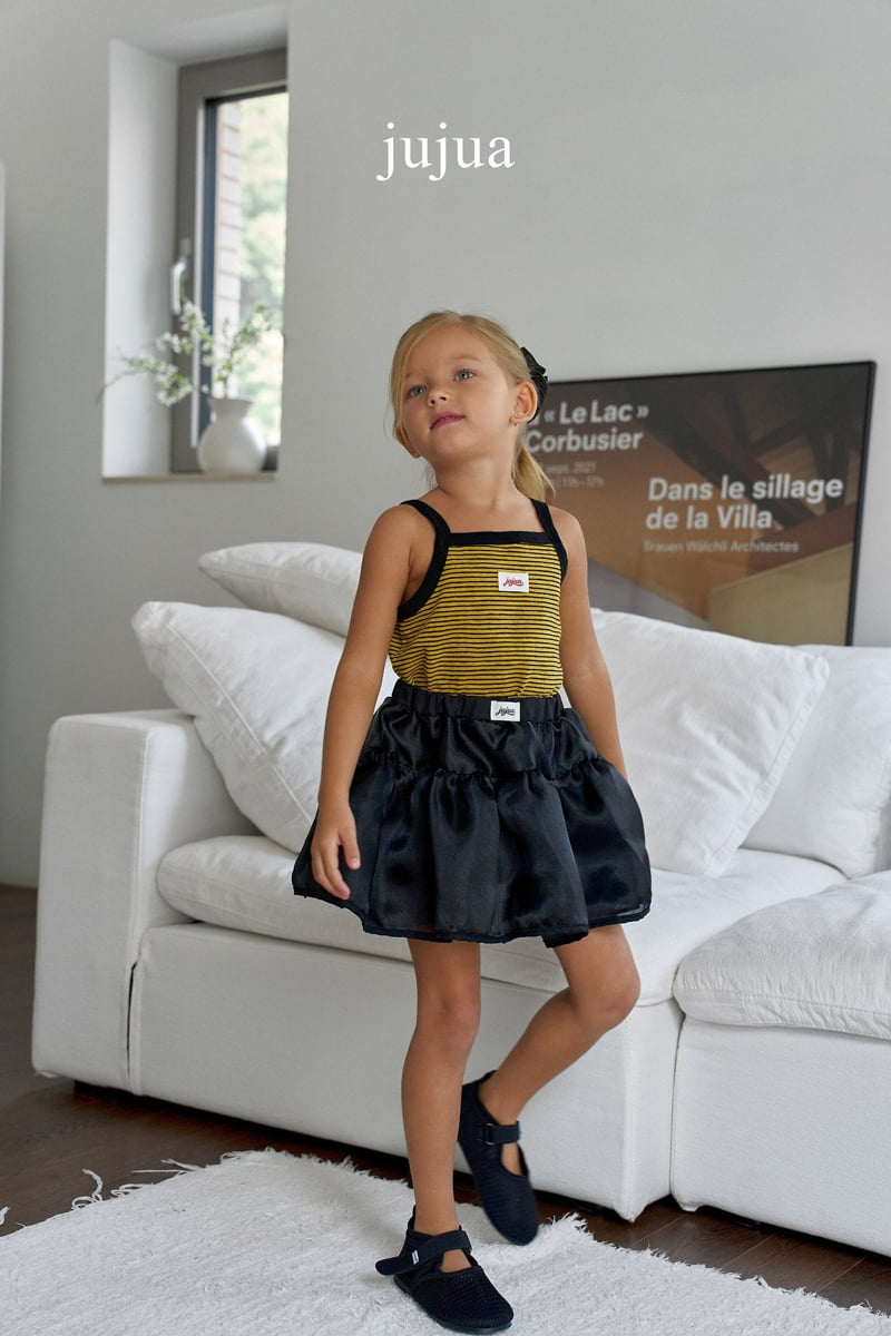 Jujua - Korean Baby Fashion - #babylifestyle - Stripe Sleeveless Tee - 9