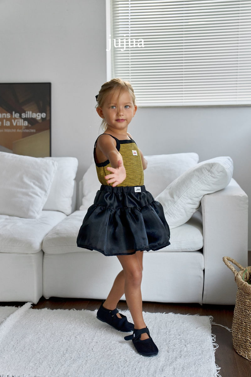 Jujua - Korean Baby Fashion - #babyootd - Stripe Sleeveless Tee - 11