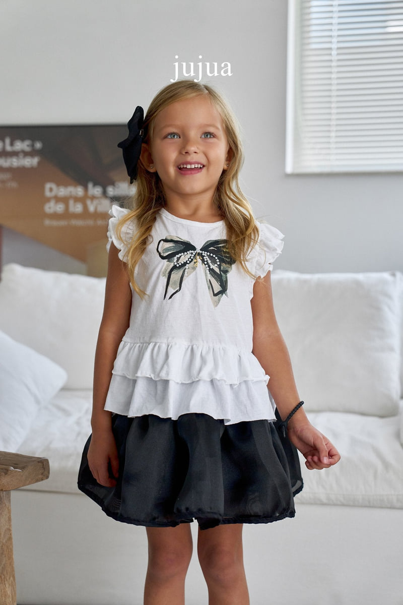Jujua - Korean Baby Fashion - #babyootd - Ribbon Tee - 11