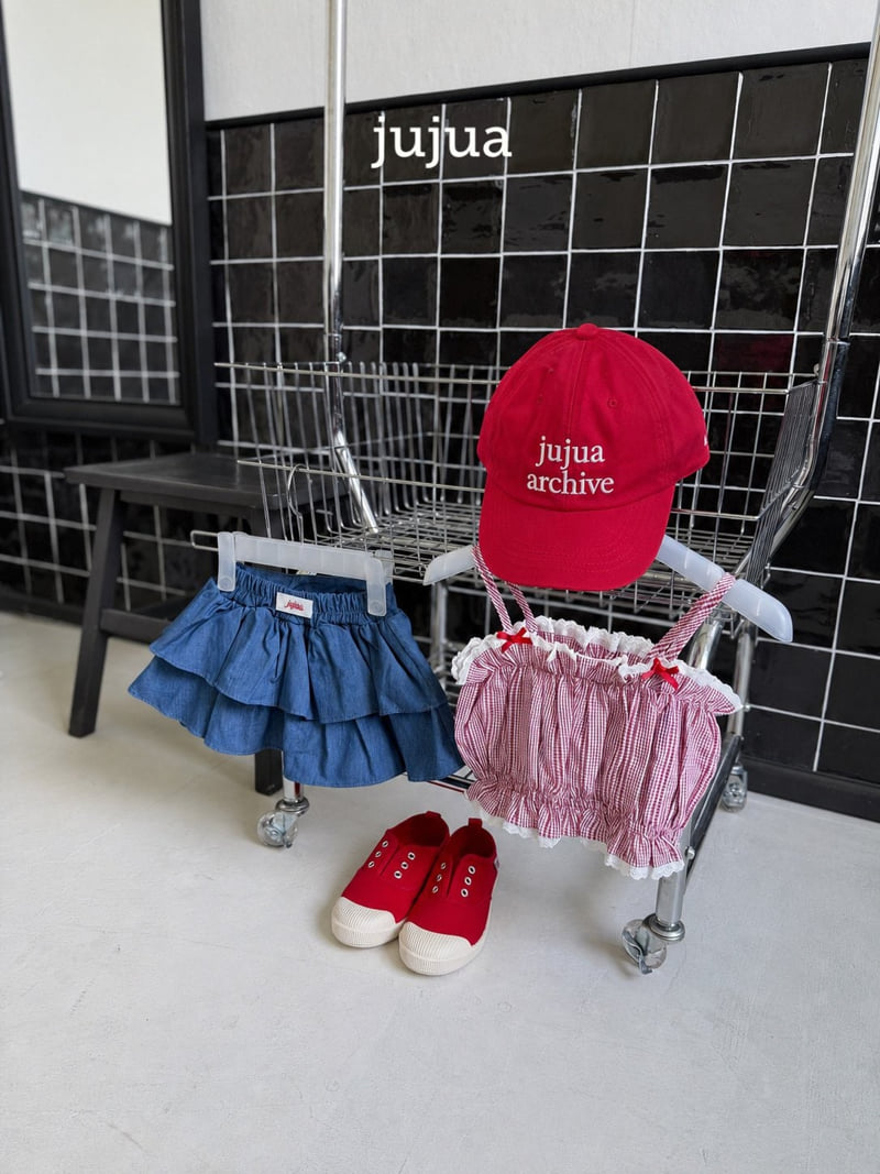 Jujua - Korean Baby Fashion - #babywear - Denim Tiered Skirt - 10