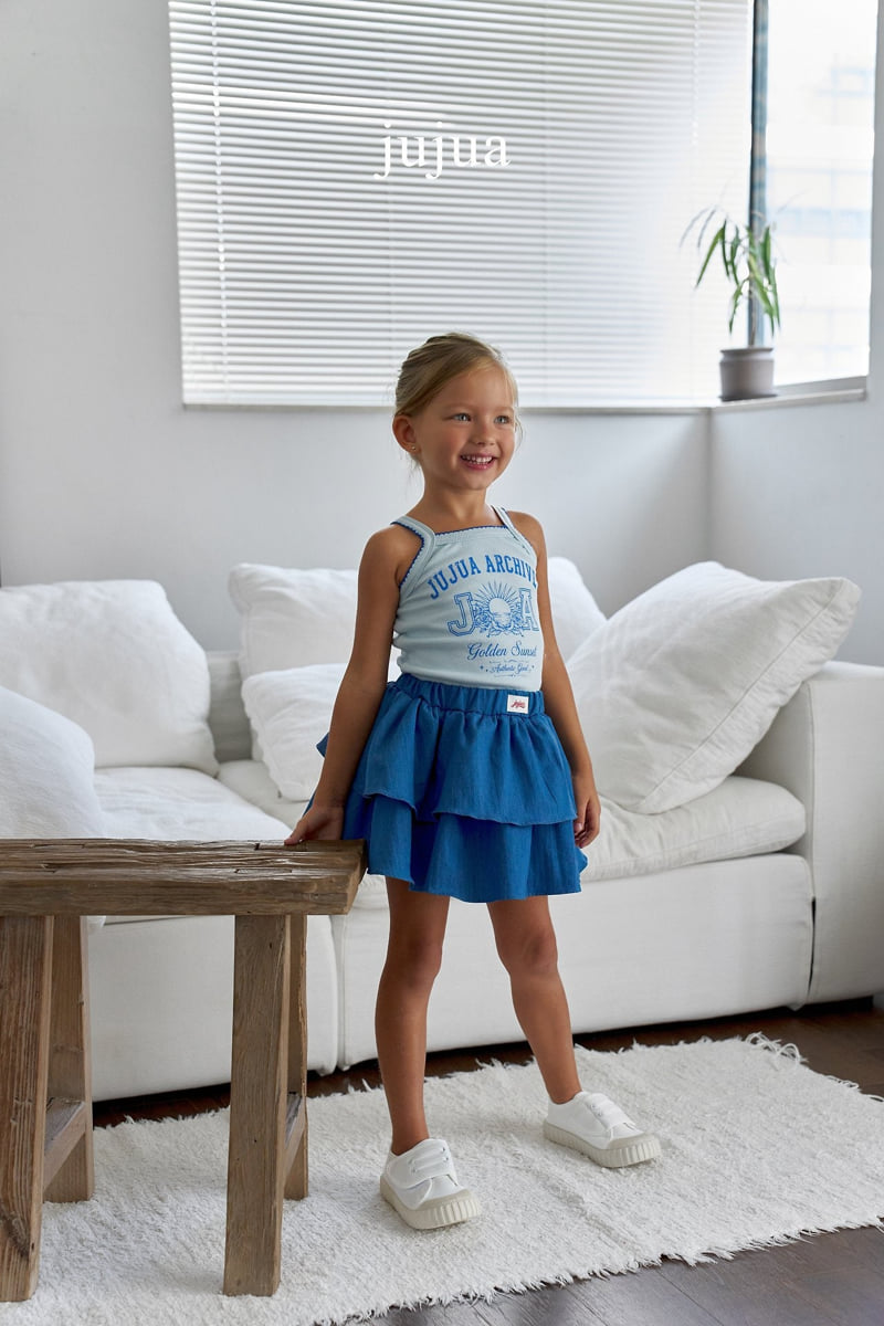Jujua - Korean Baby Fashion - #onlinebabyboutique - Archive Sleeveless Tee - 2