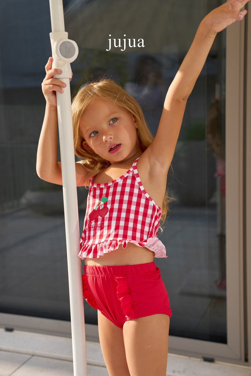 Jujua - Korean Baby Fashion - #onlinebabyshop - Cherry Swimsuit - 3