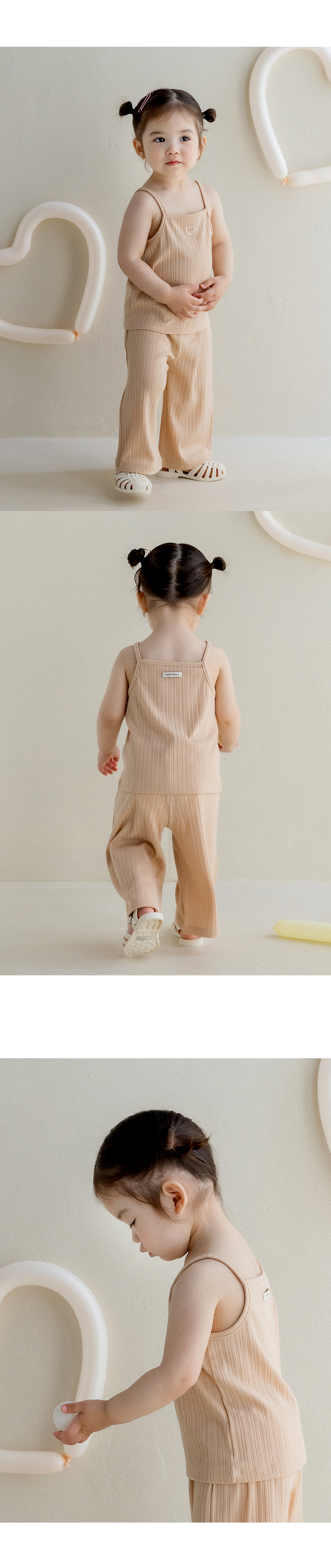 Kids Clara - Korean Baby Fashion - #babyboutique - Shelly 3-Piece Pleats Setup - 7