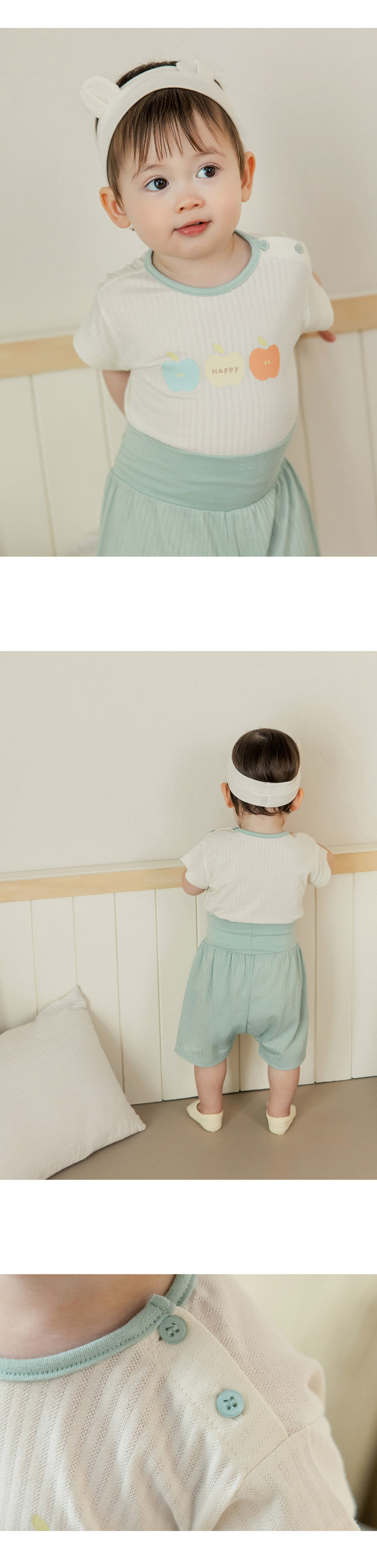 Kids Clara - Korean Baby Fashion - #babyboutiqueclothing - Tommy Comfy Belly Baby Loungewear - 3