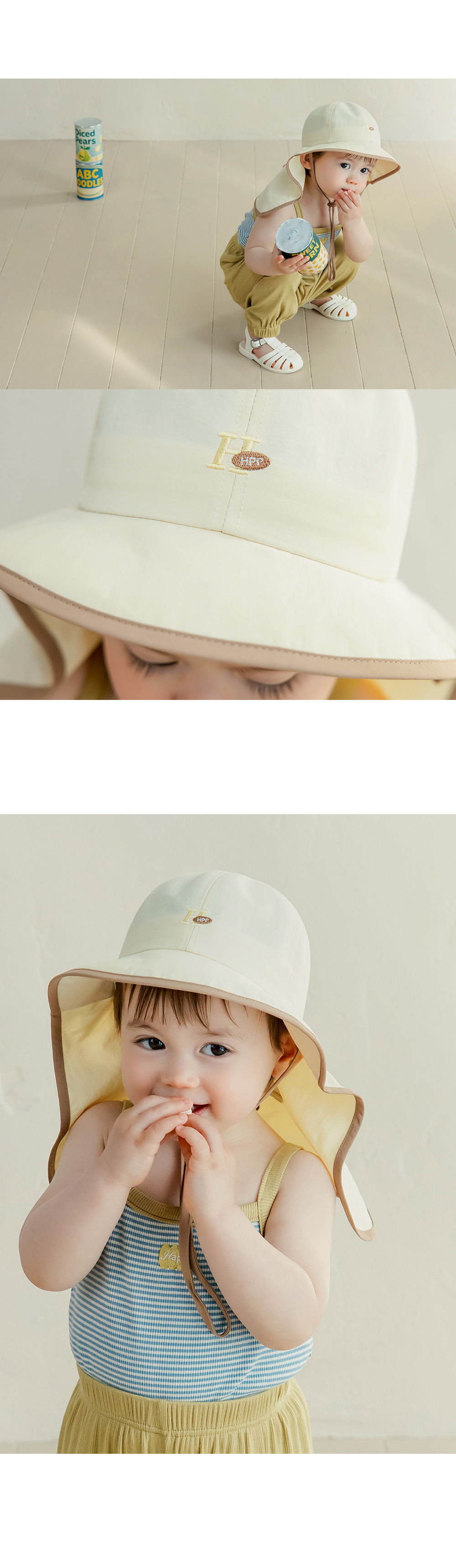 Kids Clara - Korean Baby Fashion - #babyboutiqueclothing - Luya Baby Flap Cap - 6