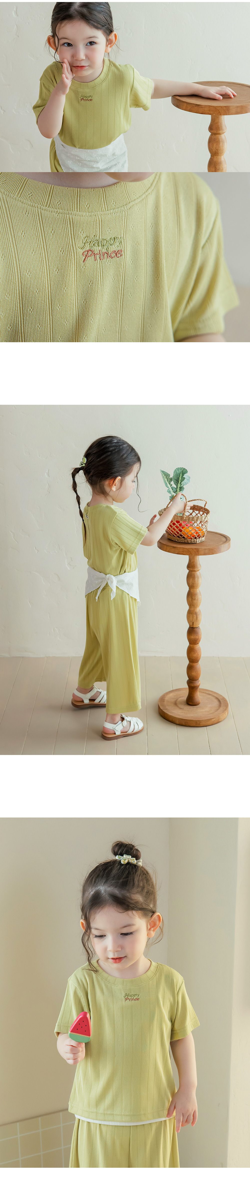 Kids Clara - Korean Baby Fashion - #babyfashion - Bloom Pleats 3-Piece Setup - 2