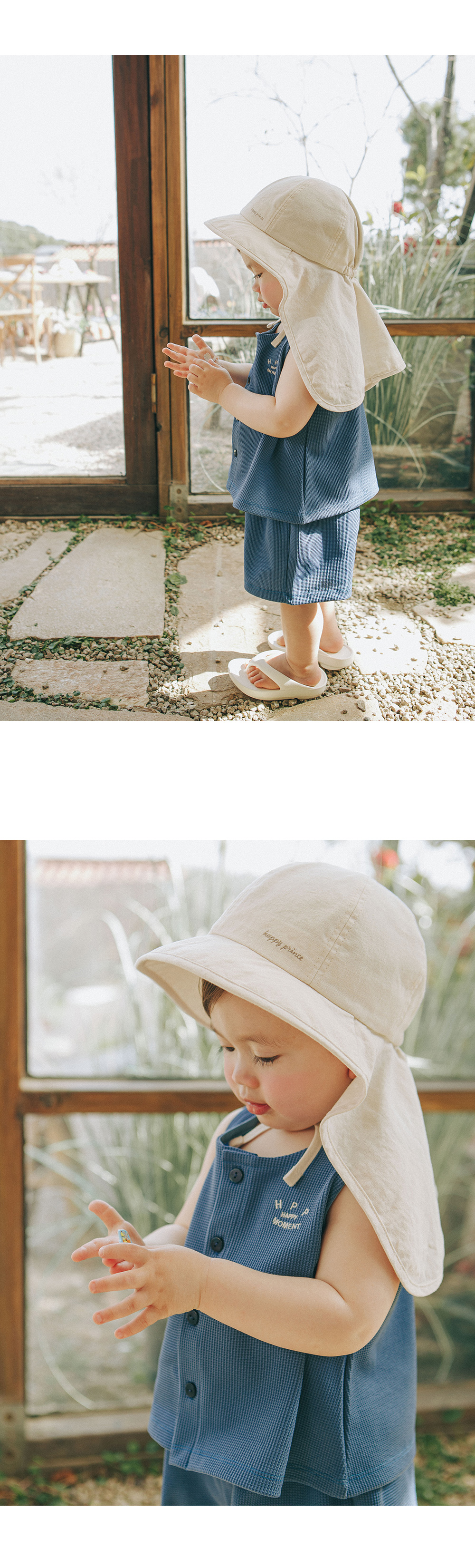 Kids Clara - Korean Baby Fashion - #babyfashion - Andante Flap Cap - 3