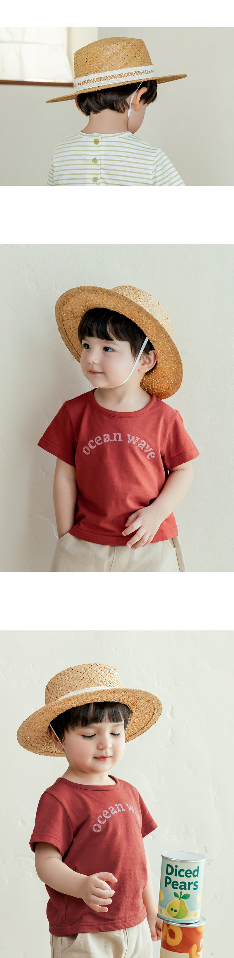 Kids Clara - Korean Baby Fashion - #babyfever - Delin Baby Raffia Panama Hat - 5