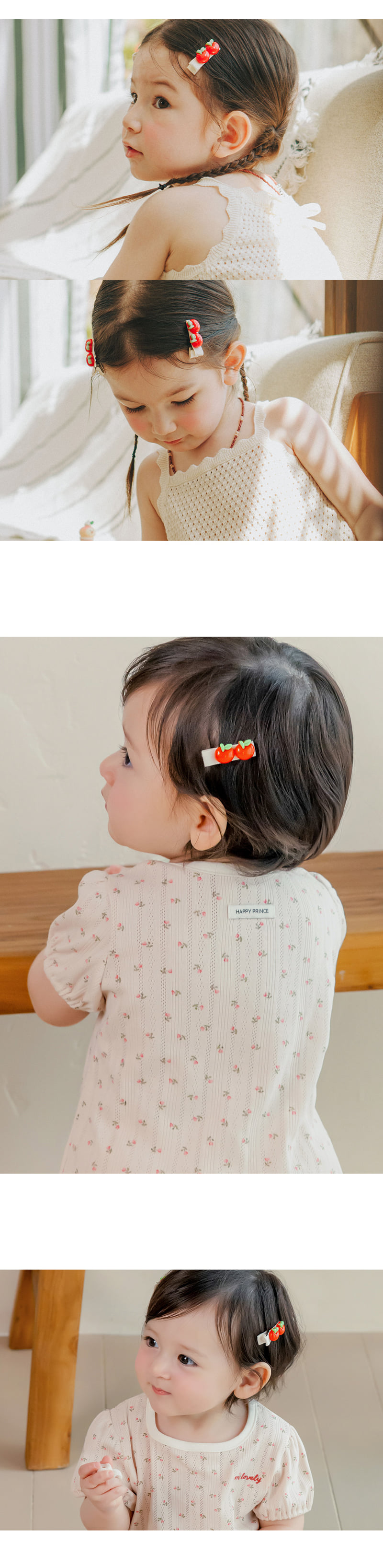 Kids Clara - Korean Baby Fashion - #babyfever - Ple Baby Hairpin Set (set of 5) - 3