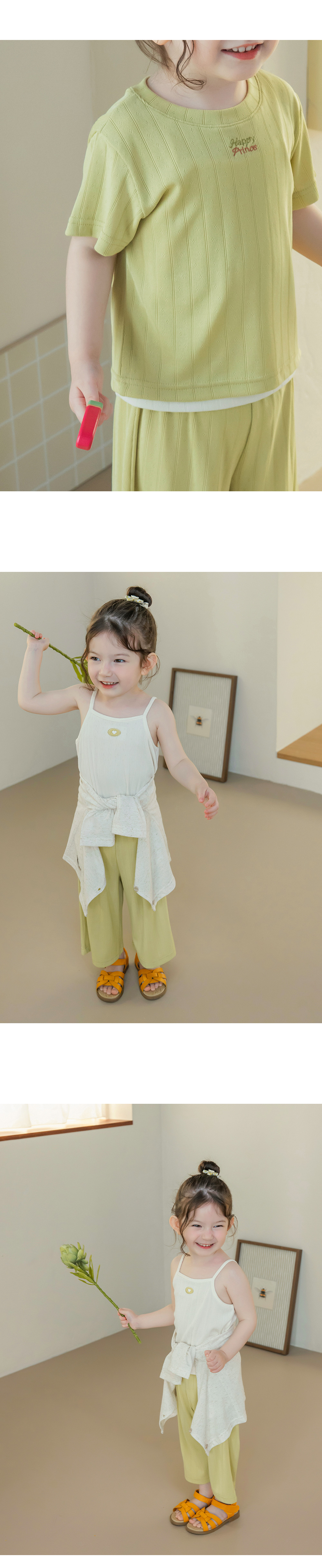 Kids Clara - Korean Baby Fashion - #babyfever - Bloom Pleats 3-Piece Setup - 3
