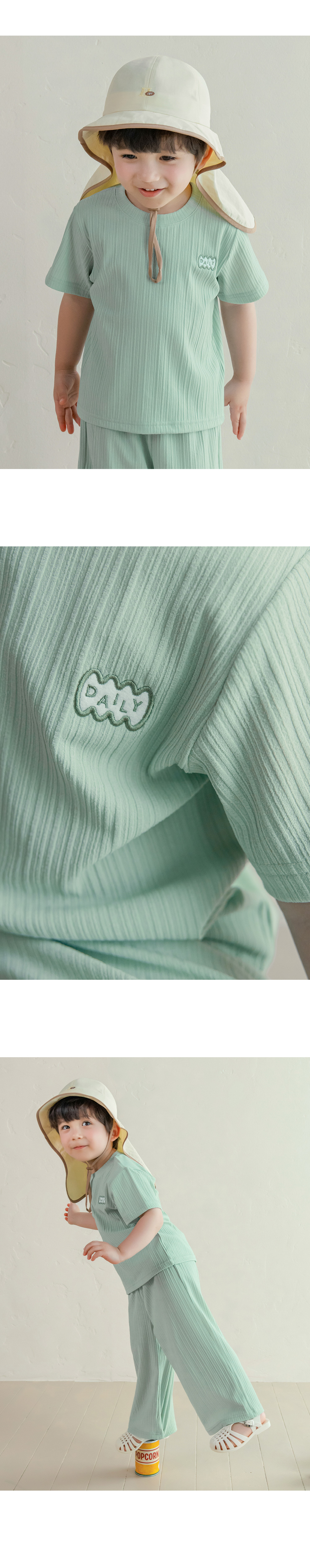Kids Clara - Korean Baby Fashion - #babylifestyle - Remore Pleats Setup - 6