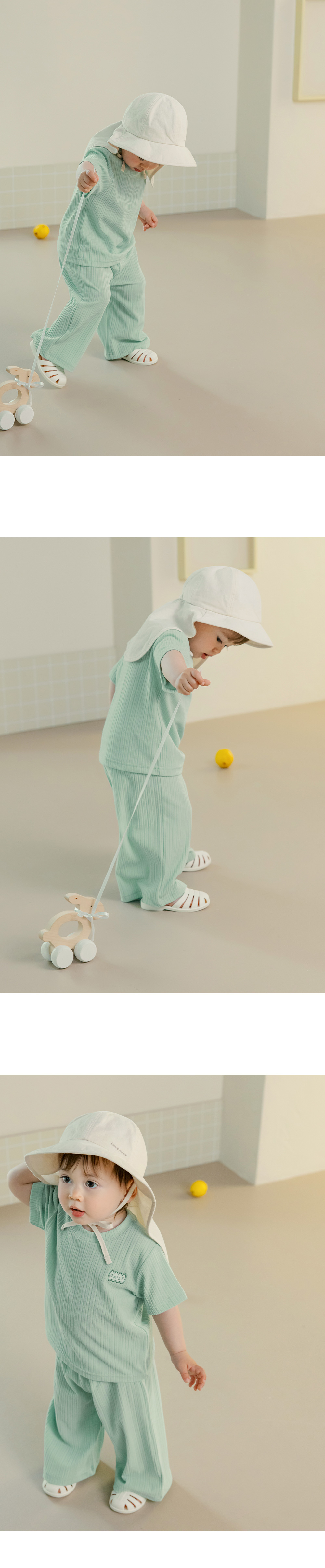 Kids Clara - Korean Baby Fashion - #babyoninstagram - Remore Pleats Setup - 7