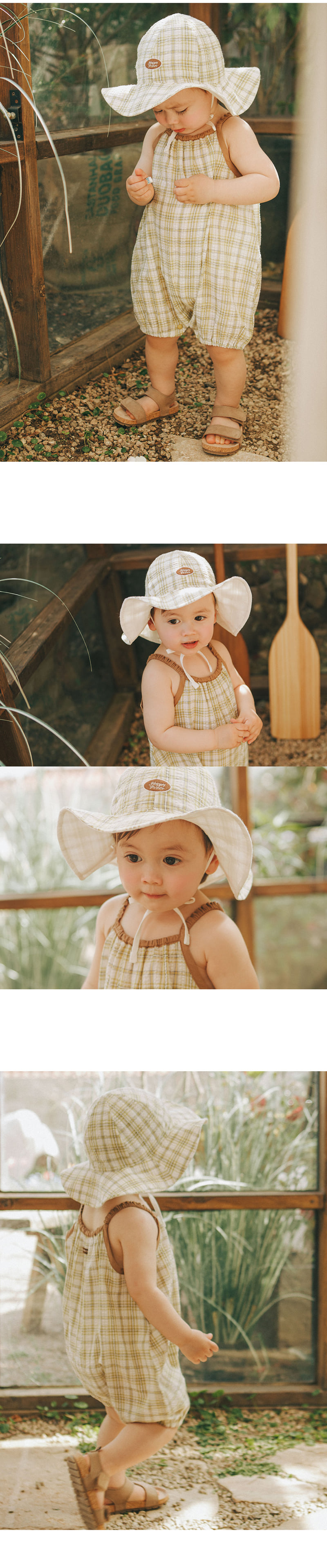 Kids Clara - Korean Baby Fashion - #babyootd - Obin Reversible Baby Sun Hat - 2