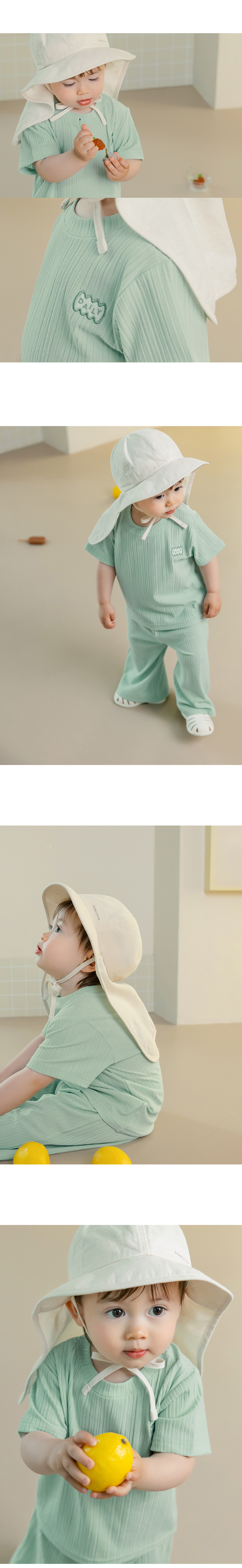 Kids Clara - Korean Baby Fashion - #babyootd - Remore Pleats Setup - 8