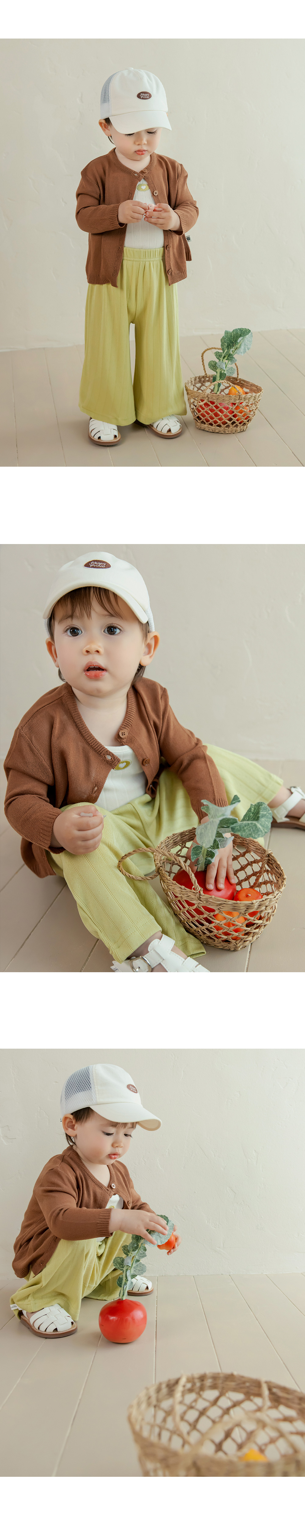 Kids Clara - Korean Baby Fashion - #babyootd - Bloom Pleats 3-Piece Setup - 7