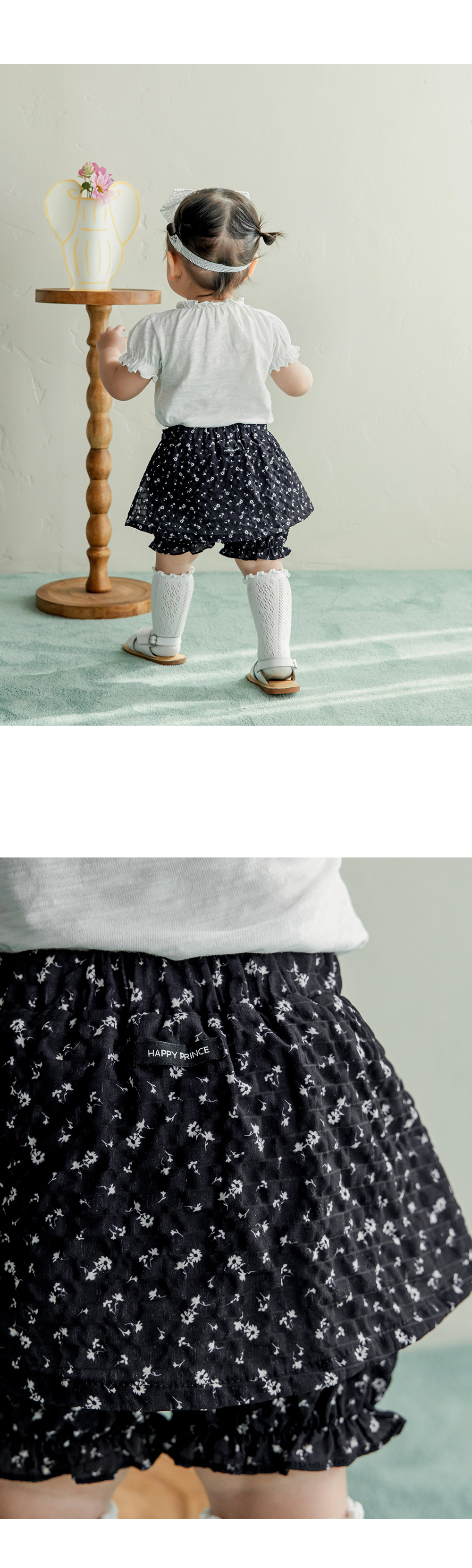 Kids Clara - Korean Baby Fashion - #babyoutfit - Peony Baby Skort - 5