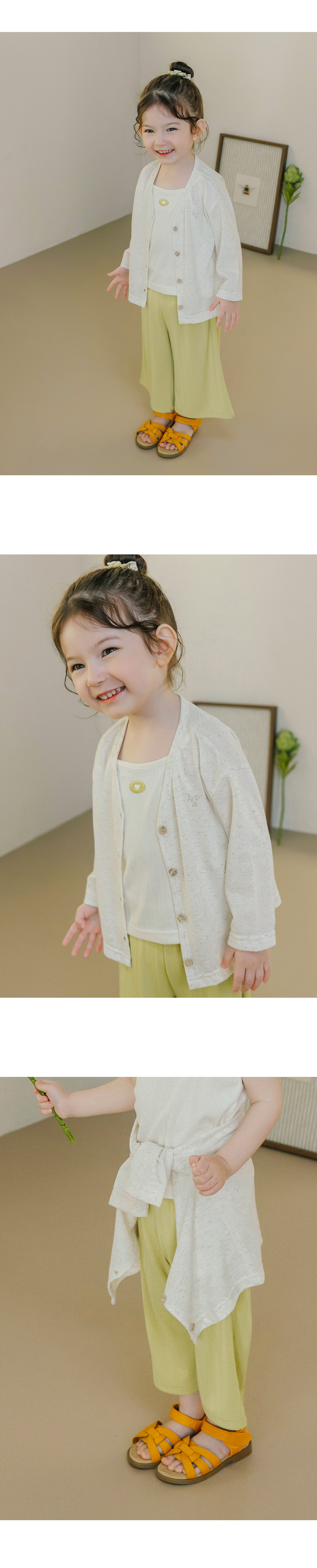 Kids Clara - Korean Baby Fashion - #onlinebabyboutique - Hearts Cardigan - 5